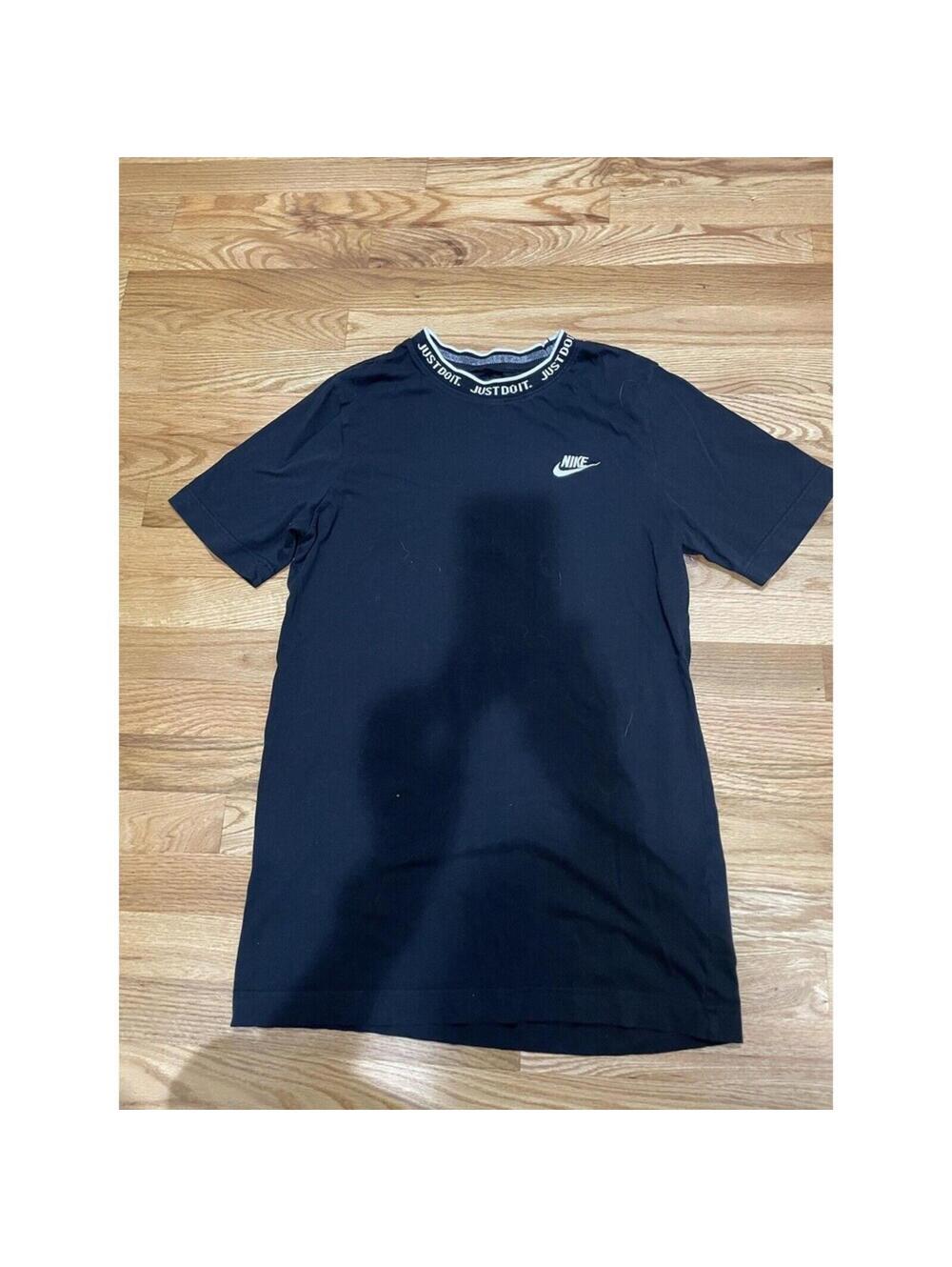 Men’s NIKE Just Do It Black T-shirt Short Sleeves S Small
